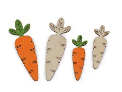 Dřevěná mrkev k aranžování