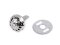 Dvounožkový hřeb / kovové nožičky na kabelky filigrán Ø10 mm; 12 mm
