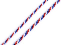 Šňůra kroucená trikolora Ø2 a 3 mm