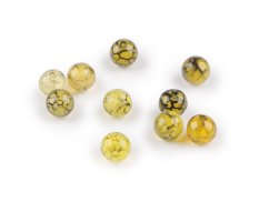 Achát syntetický, minerální korálky Ø6 mm