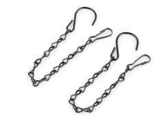Kovový řetízek pro zavěšení dekorací, květináčů 25 cm