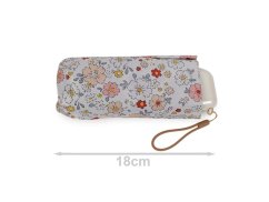 Dámský mini skládací deštník květy