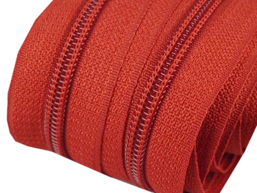 Zip spirálový 5 mm metráž pro jezdce typu POL