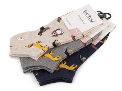 Bavlněné ponožky kotníkové psi Emi Ross unisex