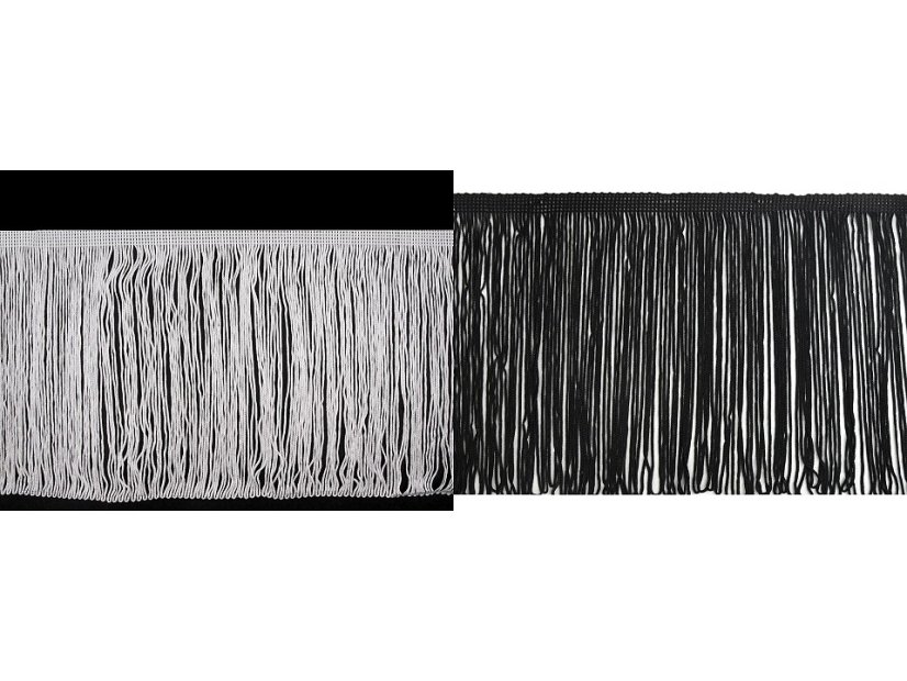 Třásně dvojité šíře 20 cm