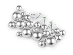 Kuličky / koule na drátku ke tvoření Ø2-4 cm