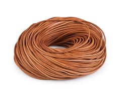 Kožená šňůrka kulatá Ø3 mm metráž