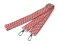 Textilní ucho / popruh na tašku s karabinami délka 79-142 cm