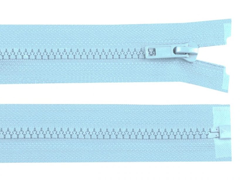 Kostěný zip šíře 5 mm délka 65 cm bundový