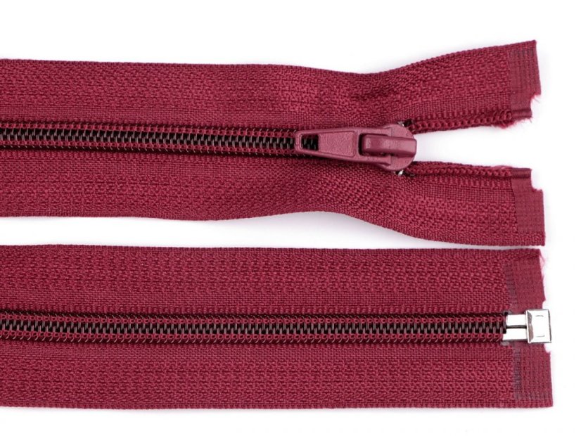 Spirálový zip šíře 5 mm délka 35 cm bundový POL