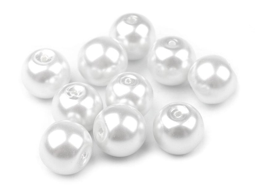 Skleněné voskové perly Ø10 mm