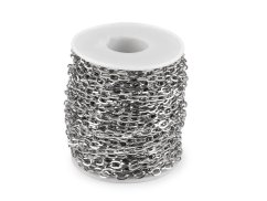 Řetízek z nerezové oceli 4 a 6 mm metráž