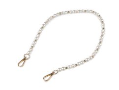 Perlový řetízek / ucho na kabelky a telefony délka 60 cm