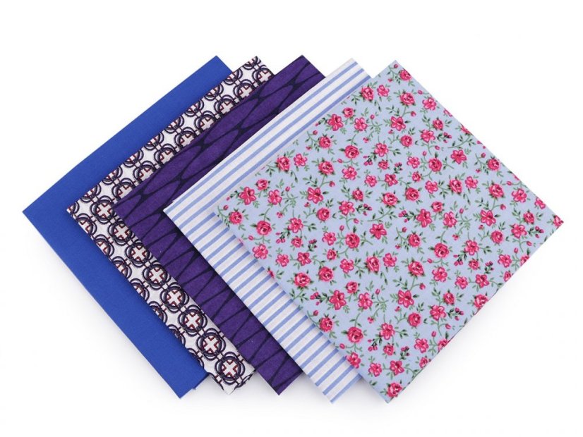Sada látek na patchwork 48x50 cm