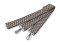 Textilní ucho / popruh na tašku s karabinami délka 79-142 cm