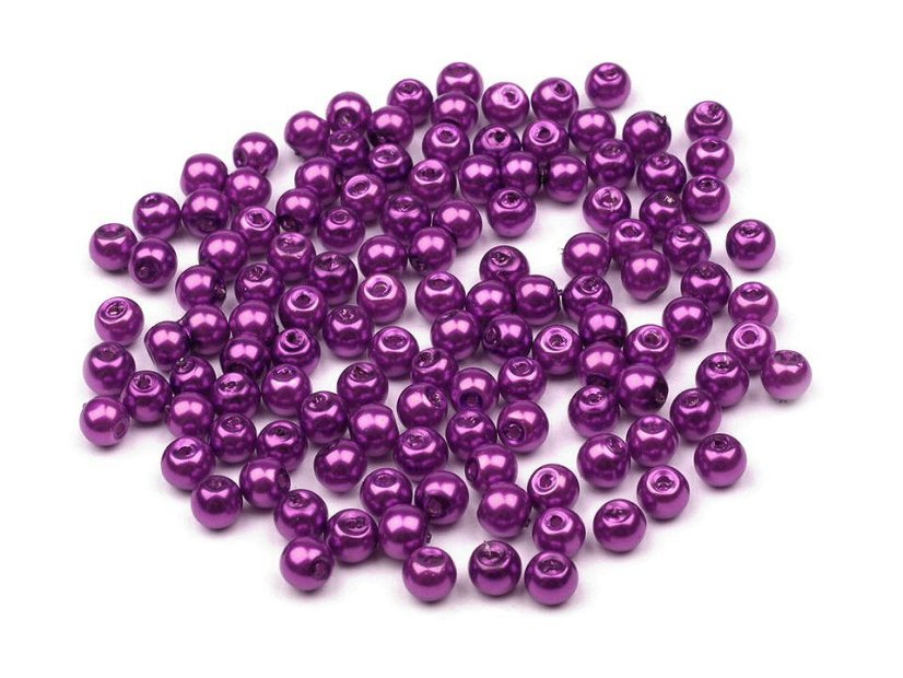 Skleněné voskové perly Ø4 mm