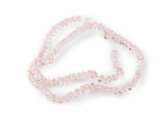 Skleněné broušené korálky triangl 3 mm na drátku