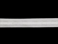 Záclonovka šíře 25 mm univerzální řasení