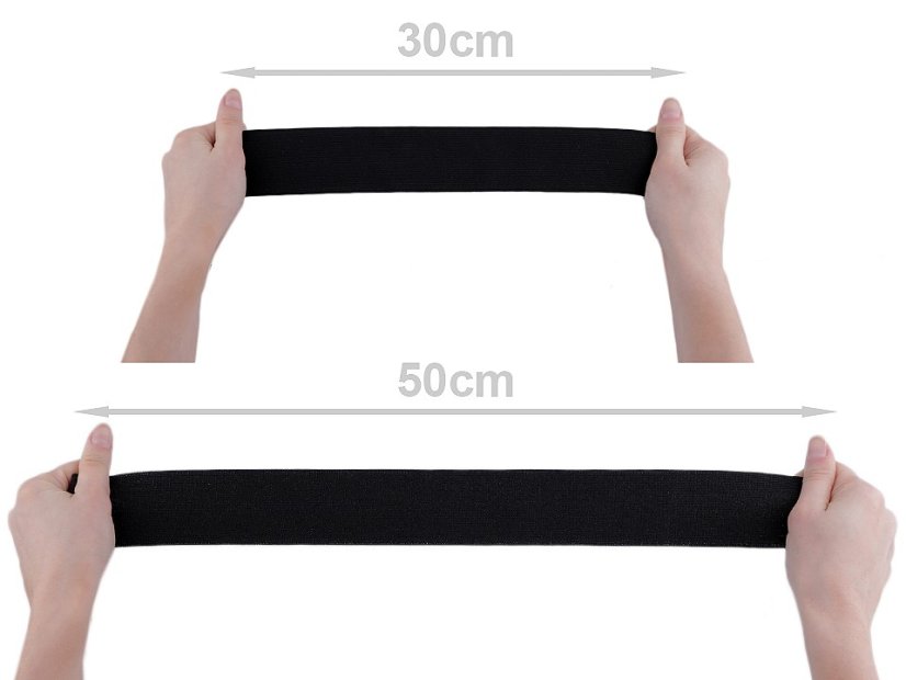 Pruženka hladká šíře 50 mm tkaná