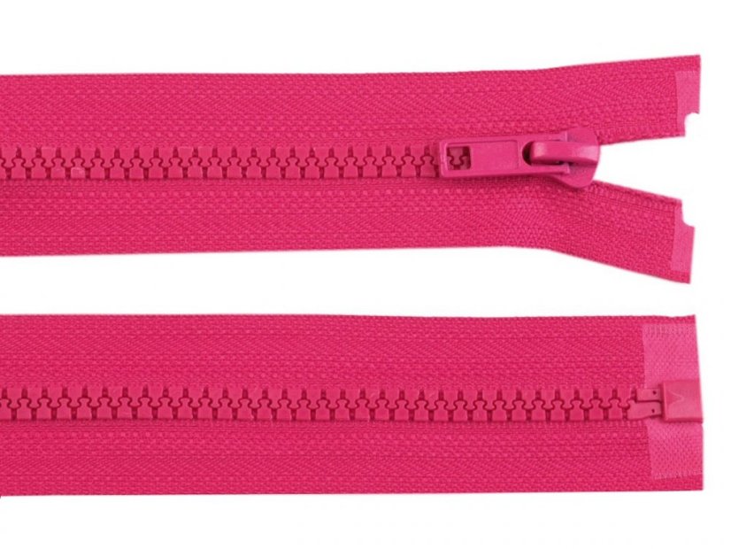 Kostěný zip šíře 5 mm délka 35 cm bundový