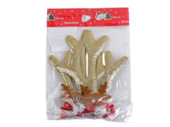 Párty sponky do vlasů vánoční sob