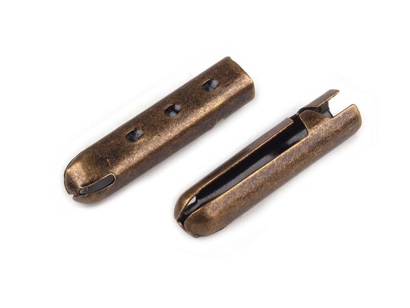 Kovová koncovka na šňůru 4x18 mm hladká