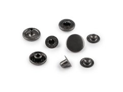 Kovové druky Ø15 mm na středně silné látky, z nerezové oceli