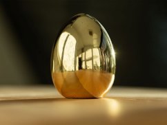 Dekorace zlaté vejce