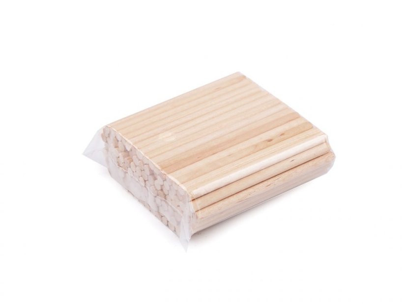 Dřevěné tyčinky délky 6,3 cm macrame