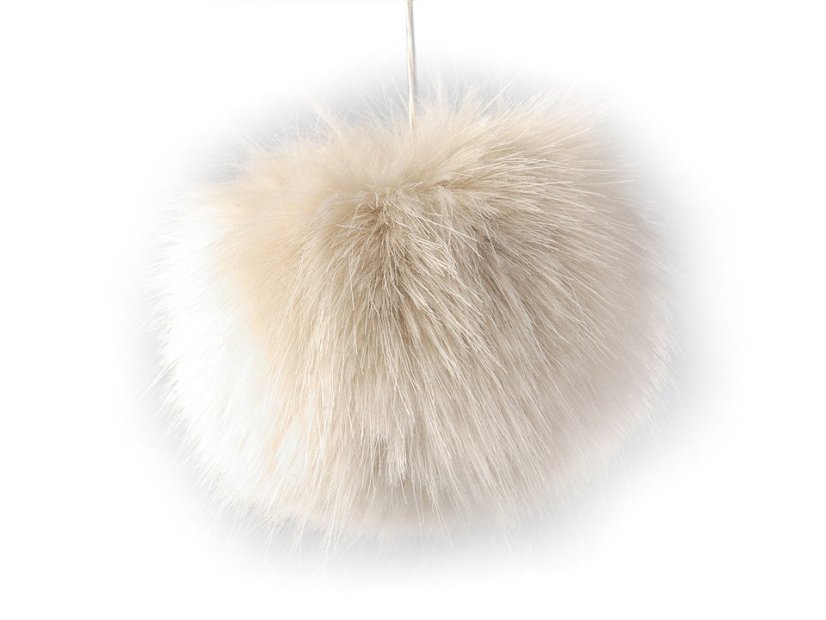 Kožešinová bambule na čepici Ø7-9 cm