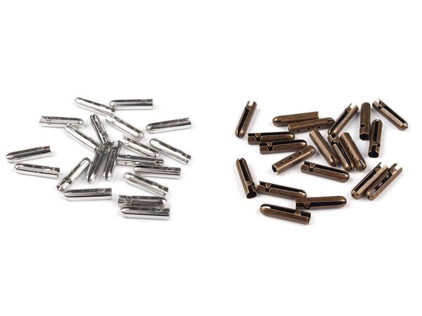Kovová koncovka na šňůru 4x18 mm hladká