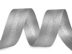 Atlasová stuha s lurexem oboulící šíře 25 mm