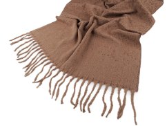 Zimní šála / pléd s třásněmi 60x195 cm