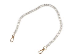Perlový řetízek / ucho na kabelky a telefony délka 60 cm