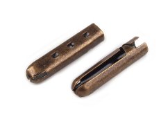 Kovová koncovka na šňůru 4x18 mm hladká