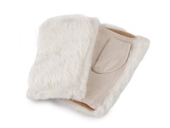 Dámské rukavice bezprsté s kožešinou