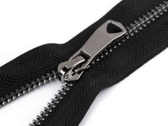 Kovový zip No 5 délka 70 cm s ozdobným jezdcem