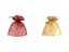 Dárkový pytlík 7x10 cm organza s lurexem
