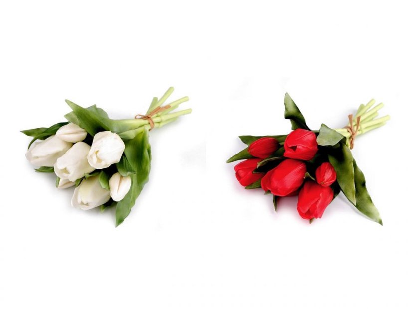 Umělá kytice tulipán
