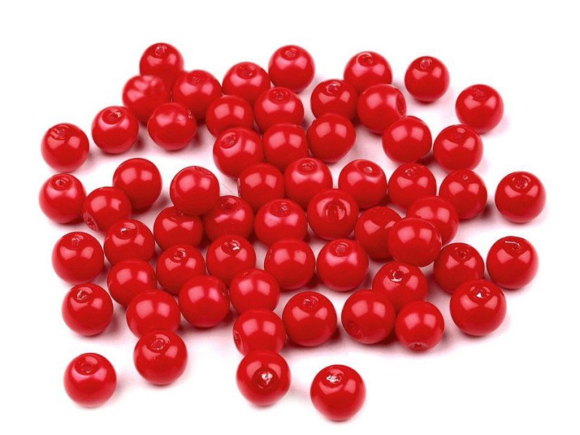 Skleněné voskové perly Ø6 mm