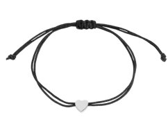 Náramek shamballa srdce z nerezové oceli