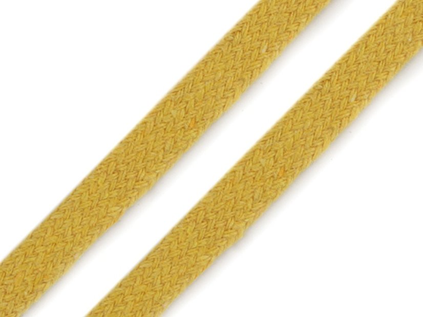 Šňůra plochá / dutinka šíře 10 mm