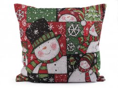 Vánoční dekorační polštář dětský motiv 45x45 cm gobelín