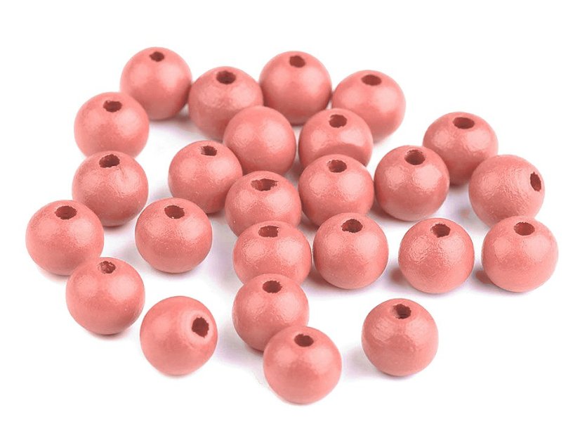 Dřevěné korálky Ø10 mm