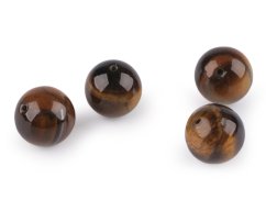 Tygří oko, minerální korálky Ø12 mm