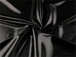 Strečový úplet s metalickým efektem