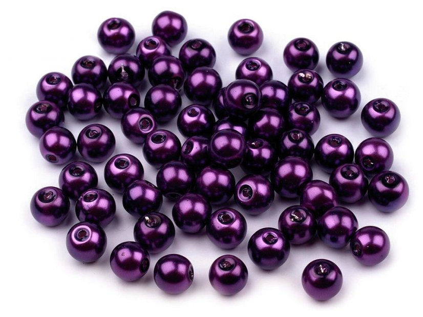 Skleněné voskové perly Ø6 mm