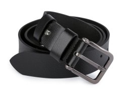 Pánský kožený pásek z buvolí kůže šíře 4 cm
