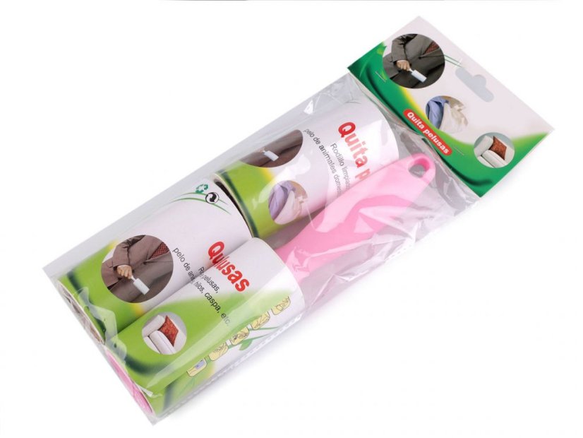 Čistící váleček na textil samolepicí + 2 náhradní náplně