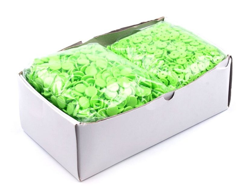 Plastové patentky / stiskací knoflíky vel. 18"